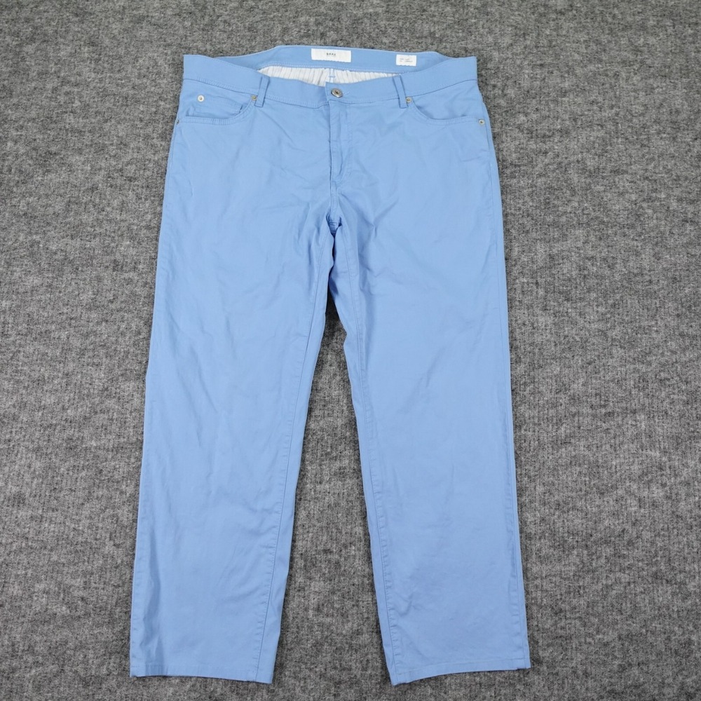 BRAX Feel Good‎ Pants Mens 38X34 Blue Ultralight CADIZ Straight Leg 5-Pocket